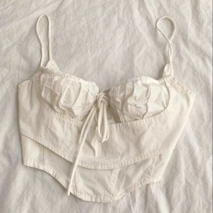 Princess Polly - Corset White Top